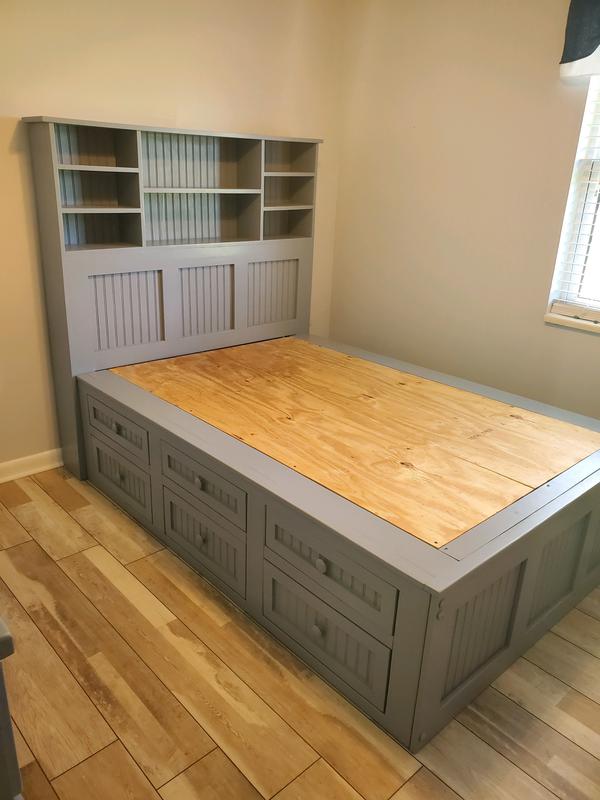 Captains Beds, Queen Size Captains Bed With 12 Drawers