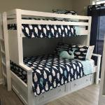 Twin over Full Bunk $689
Add Drawers $225
Add Headboard $69
Add Footboard $69