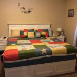 King Captains Bed with Headboard & Storage door in Footboard $1043