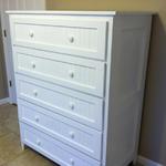 5 Drawer Chest $599
(54Hx45Wx23D) in White