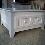 Coffe Table with 2 Drawers $499
(36x36x19H) in White