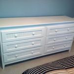 Six Drawer 70 inch Dresser $589
35H x 70W x 18D in White