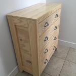 Chest 4 Drawers $369
39"H x 36"W x 16"D
Custom Natural Stain $100
*Custom Handles Optional comes with Wood Knobs